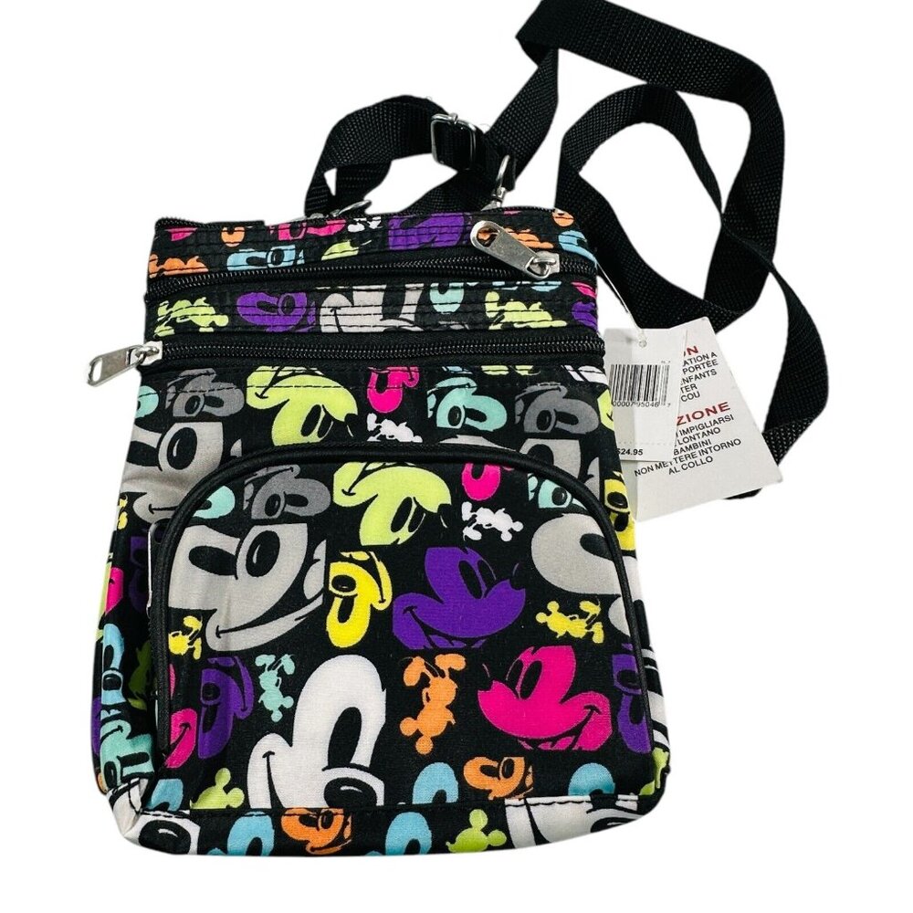 Disney Parks Crossbody Bag Mickey Mouse Colorful Pop Art